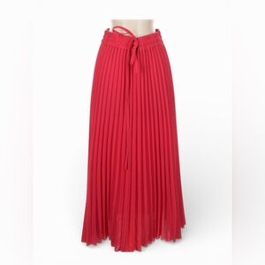 Red Valentino NWOT Pleated Midi Skirt